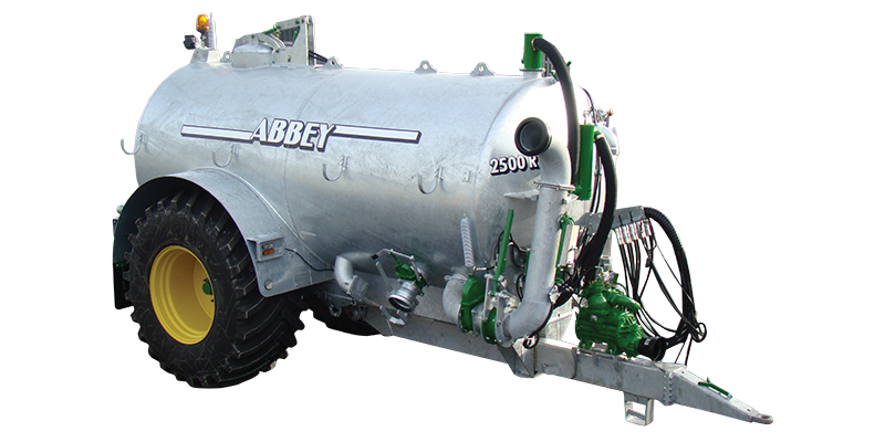 recessed axle slurry tankers